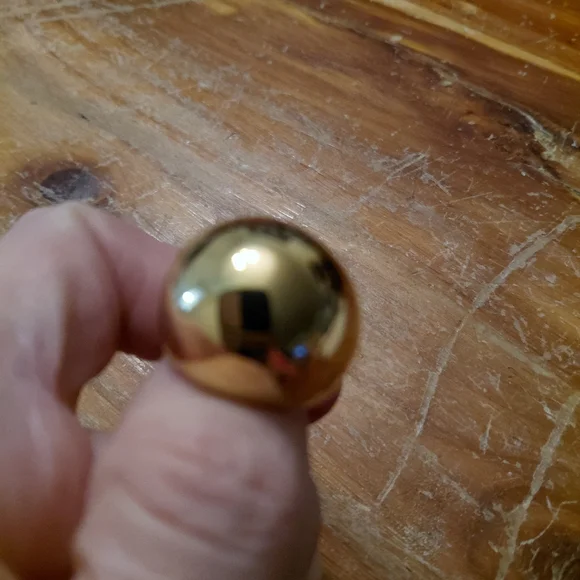 RARE SUNDANCE NEW STERLING SILVER & GOLD OVERLAY "GOLD DOME" RING. - Picture 5 of 5